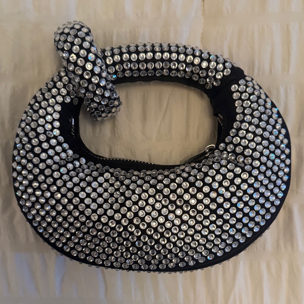 JW PEI Abacus Artificial Crystal Mini Top Handle Bag